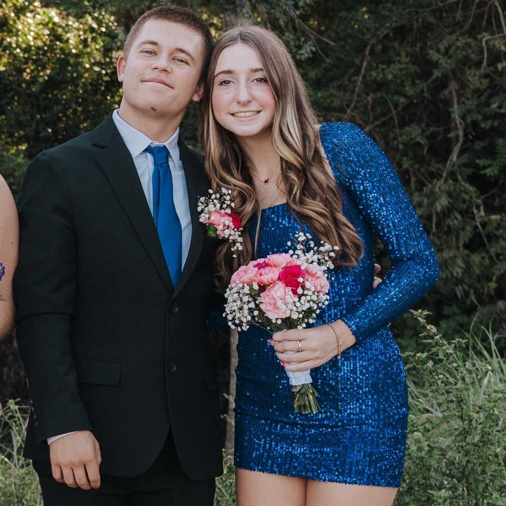 Lucy in the Sky Sparkling Blue Dress